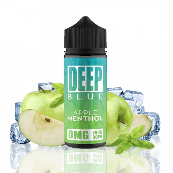 Deep Blue Apple Menthol 100ml fara nicotina