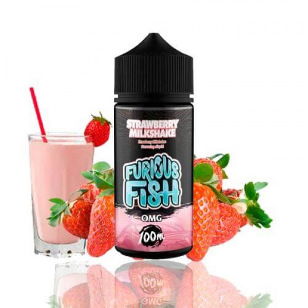 Din categoria Juice Devils 100 ml made in UK - lichid Furious Fish Strawberry Milkshake 100ML fara nicotina